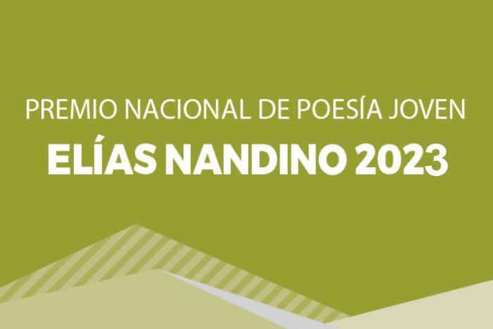 Premio Nacional de Poesía Joven Elías Nandino 2023