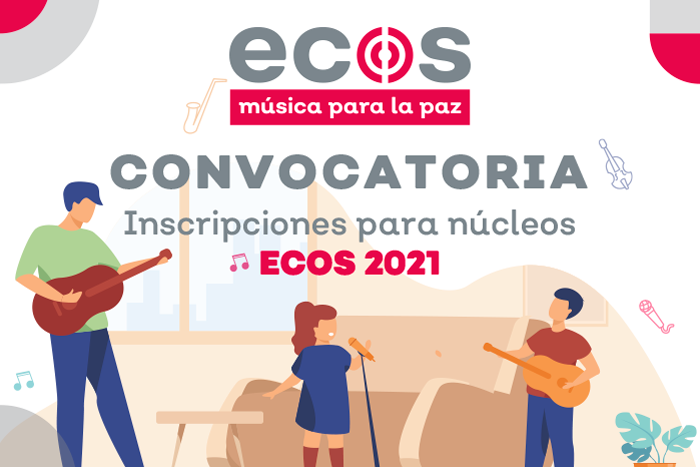 Inscripción para integrar el alumnado de nuevo ingreso “ECOS, Música para la Paz”