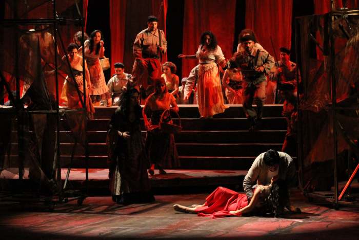 Estrenan con lleno total Ópera Carmen en el Teatro Degollado.